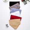 CHARMLEAKS Women Panties Sexy Cotton Brieefs Mid-waist Solid Female Elastic Underwear M-XL,1 PCS
