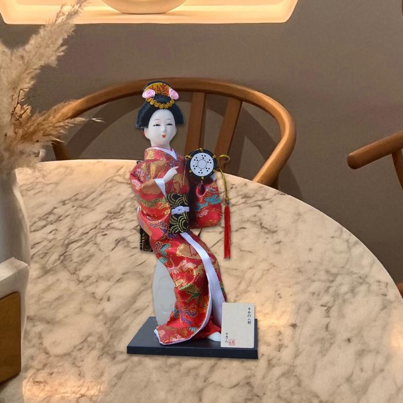 12Inch Handmade Kimono Dolls Ornamentation Ideal For Japanese Cuisines Restaurants And Home Room Authentics Decors