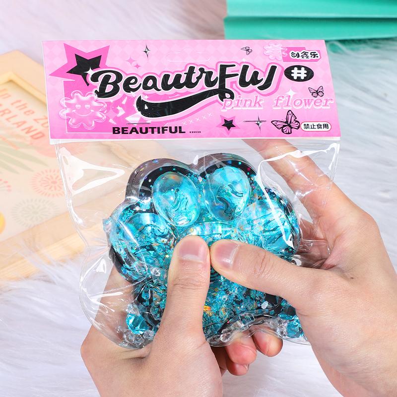2026 Taba Squishy Cat Paw Squeeze Toys Kawaii Sticky Squishies Fidget Toys for Birthday Party Favors Novelty Things for Kids Adults