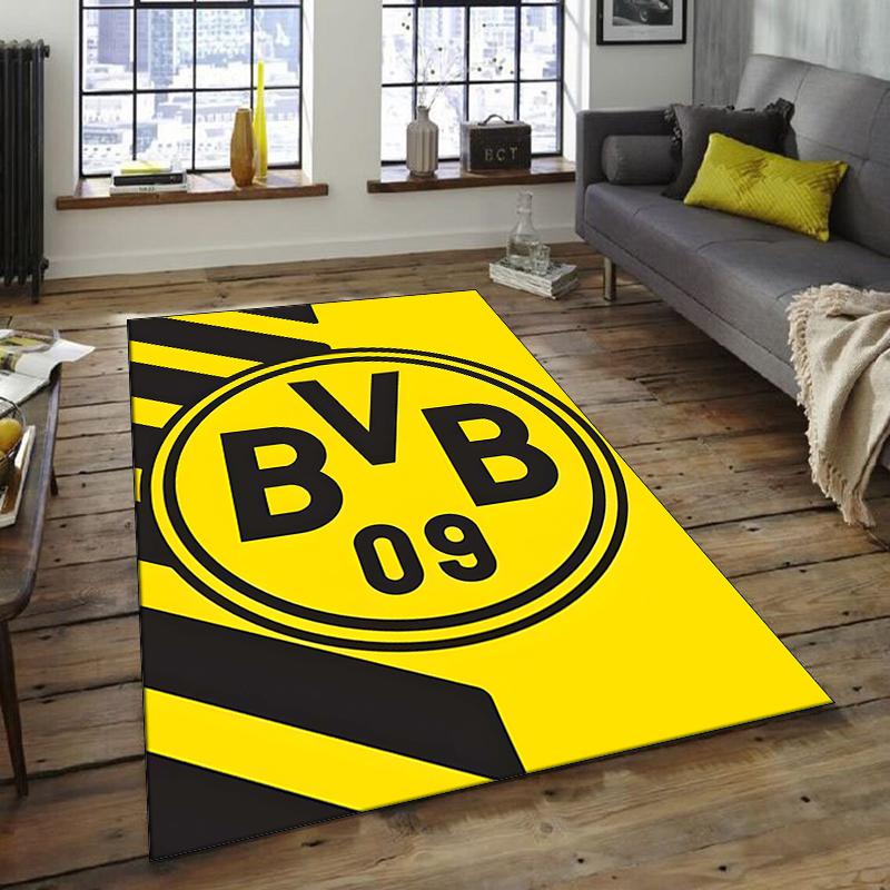 1pc Football Team Design Area Rug - Non-Slip, Soft & Cozy Floor Mat for Living Room, Bedroom, Office - Indoor/Outdoor Decorative Carpet
