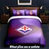 Fiorentina FC Design Bed Bedding Set 1 Duvet Cover + 2 Pillowcases Soft Breathable Household Bed Linens