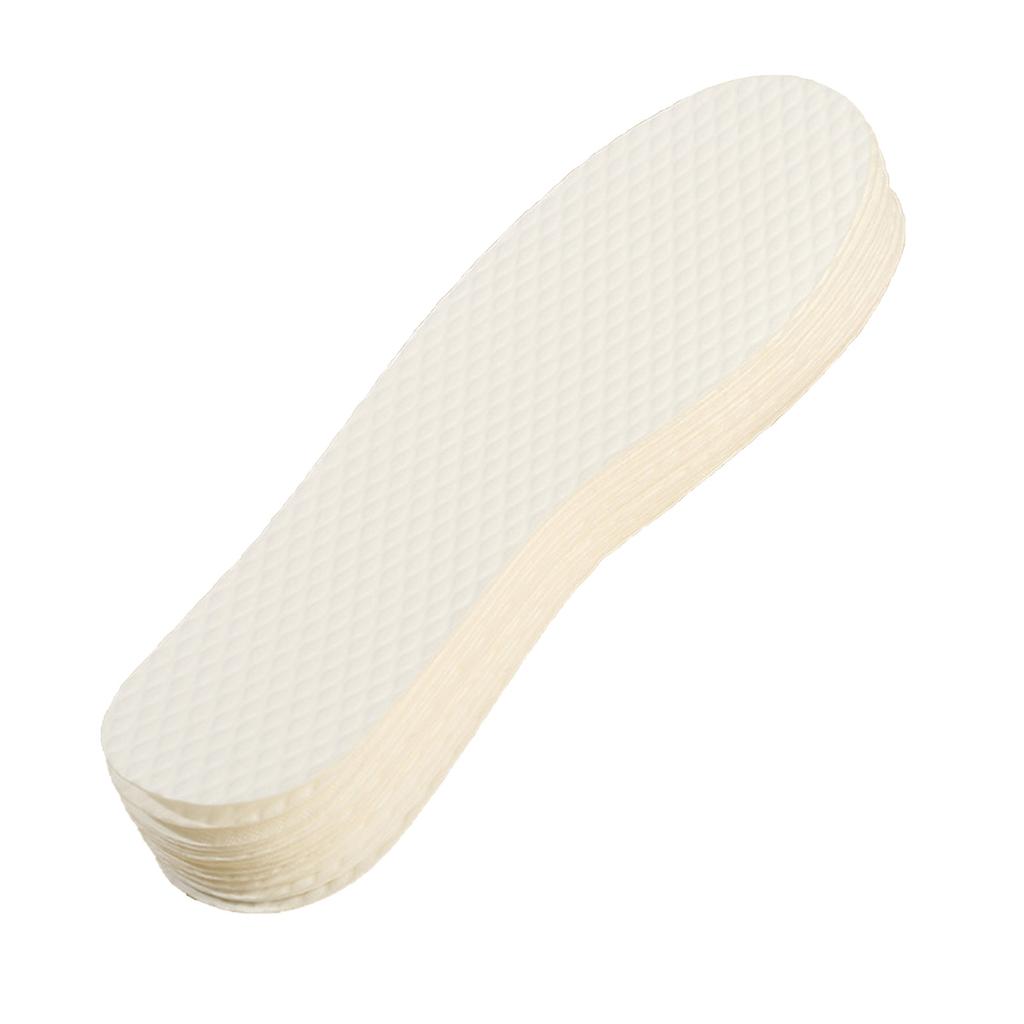 10 Pair Insole Disposable Shoe Pad Insert Breathable Odor Free Comfortable for Sports White 43 Size