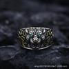 Unique Vintage Ice Wolf Design Titanium Steel Ring