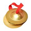 1 Pair Hand Cymbals Finger Alloy Sturdy Percussion Instrument Musical for