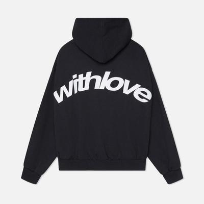 Retro Amerikanischer Hip Hop Buchstabendruck Kapuzenpullover Sweatshirt