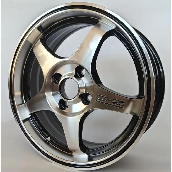 New Condition 15 Inch Aluminium Alloy Zinc Plated TAKA Car Wheels 35mm ET 100-114.3mm PCD for Passenger Cars with 4/5 Holes
