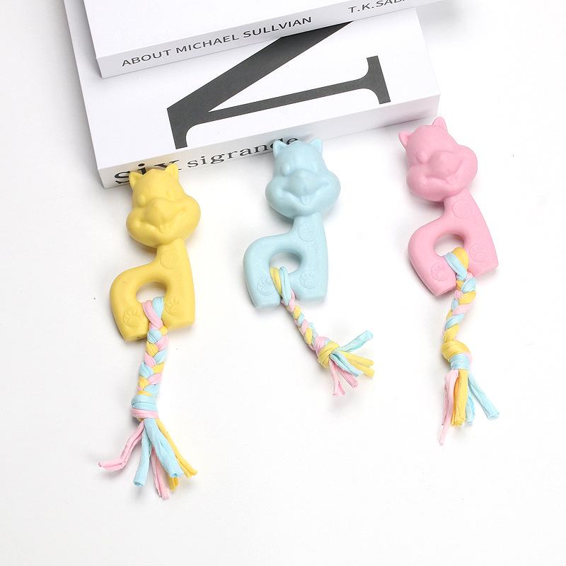 Durable TPR Dog Teething Stick: Bite-Resistant, Self-Play, Boredom Relief Toy