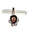 Natural Red Watermelon Tourmaline Gemstone 925 Sterling Silver Pendant, Gift029
