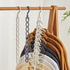10-hole Space Saving Hanger Clothes Storage Rack Plastic Hanger Multi-function Folding Hanger Wardrobe Drying Clothes