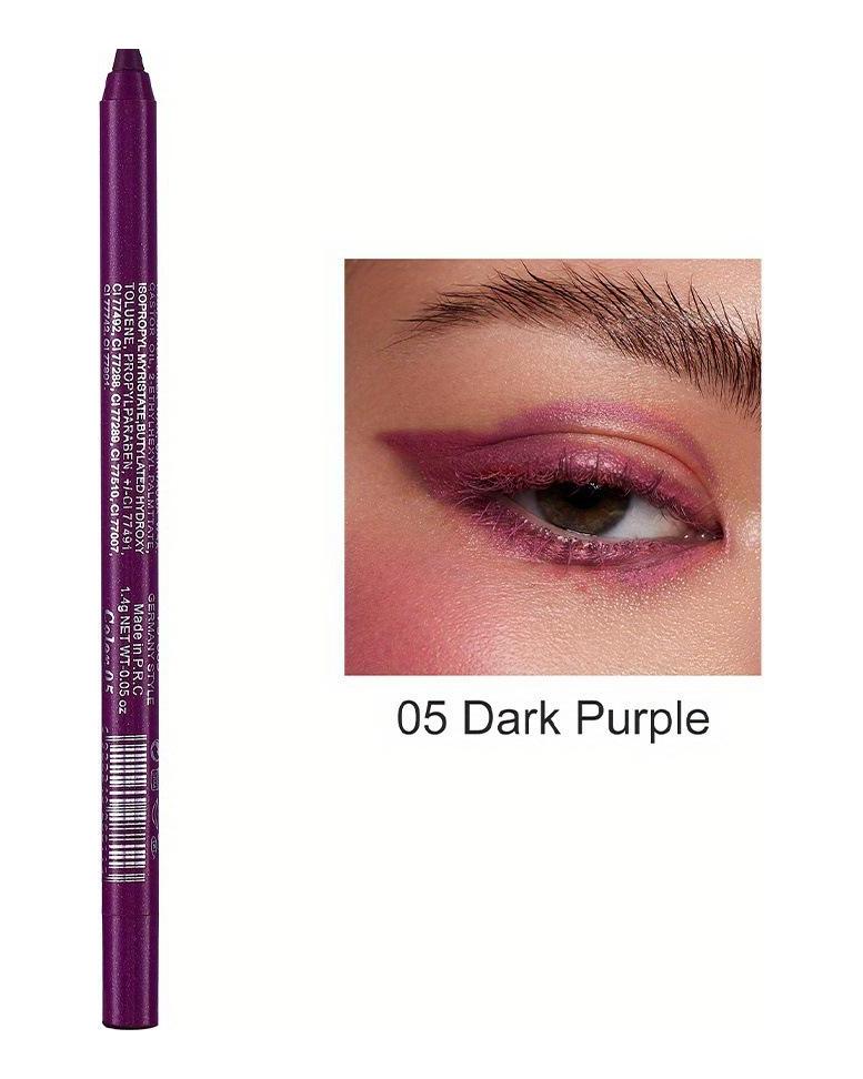 Multifunktionaler Lidschattenstift Monochromer Eyeliner-Stift Perlenglitzerkleber Eyeliner-Stift Augen-Make-up-Stift