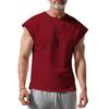 New Summer Vest Men Loose Casual Solid Color Thin T-shirt Men