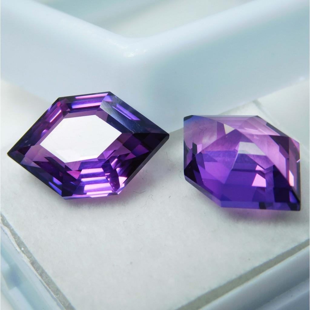 16.58 Ct Natural Appealing Purple Tanzanite Fancy Cut Loose Gem