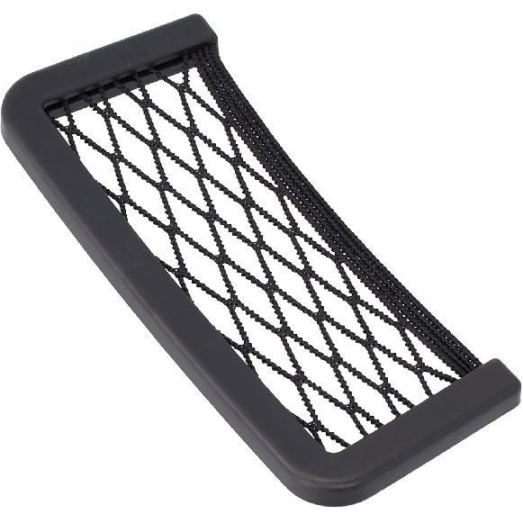 Car Mesh Organizer, Large ABS Nylon Storage Net Pocket with Reinforced Edges Auto Trunk Seat Side Organizer for Vehicle RV Boat Interior Organization