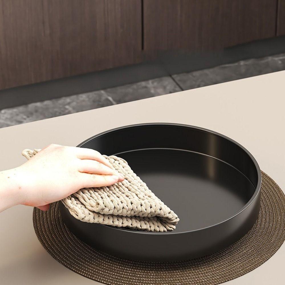 Large Capacity Condiment Storage Rack Round Seasoning Storage Holder  for Kitchen