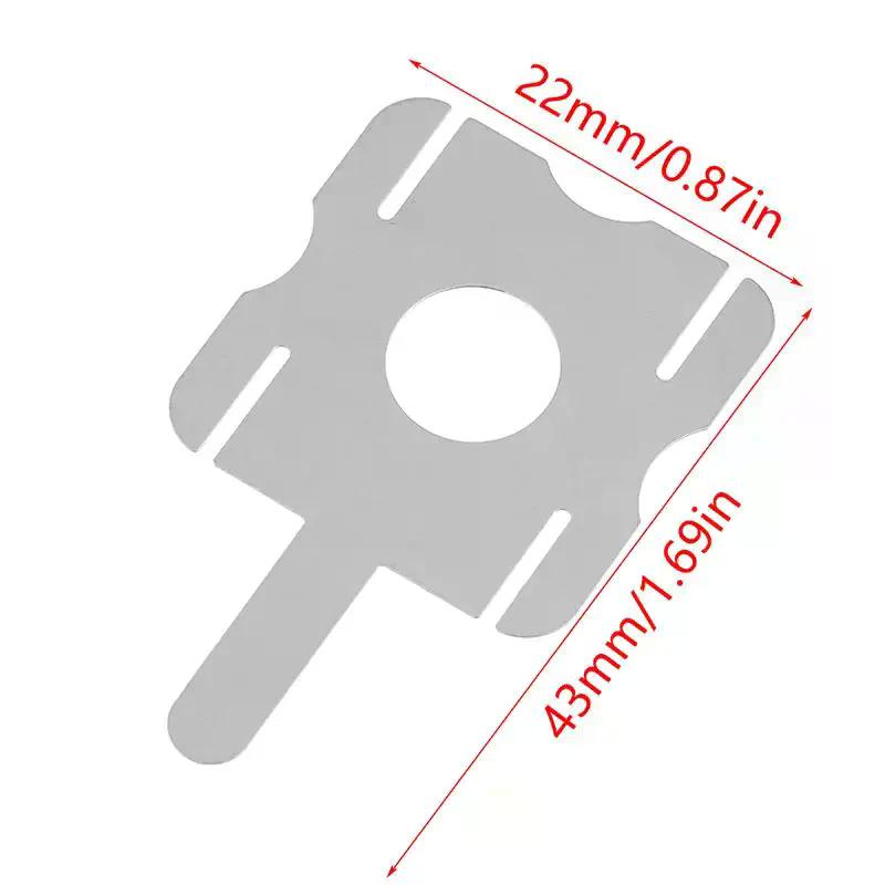 50/100/250pc 4S 18650 Lithium Battery Pack Replace Spot Welding Nickel Sheet U-Shaped for Computer Battery Welding Tool