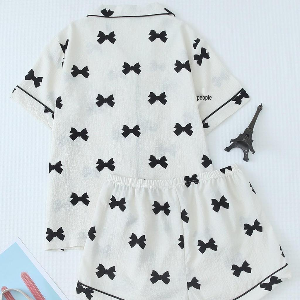 Women's Cross-Border Bow Pajamas Homewear