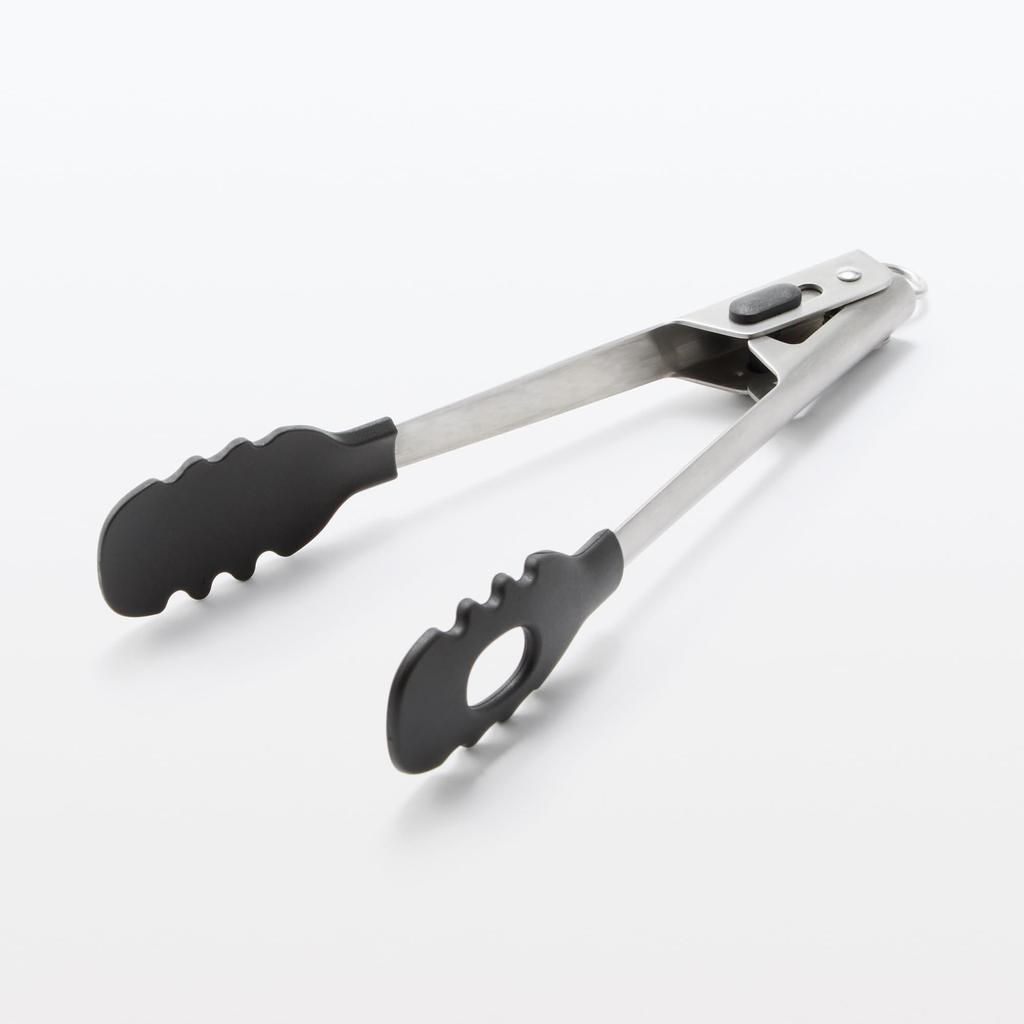 MUJI Cooking Tongs with 84376207 Stopper, Small,