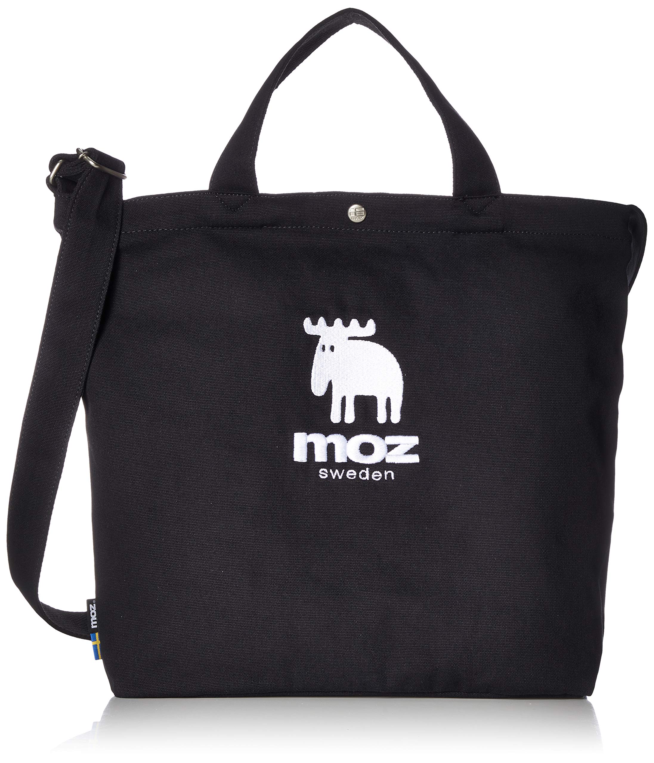 Канвасная сумка-тоут Mozu, 2-в-1, Черная