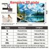 Alpine Snow Mountain Tapestry Wall Hanging, Lake & Pine Forest Scenery Tapestry for Bedroom Living Room