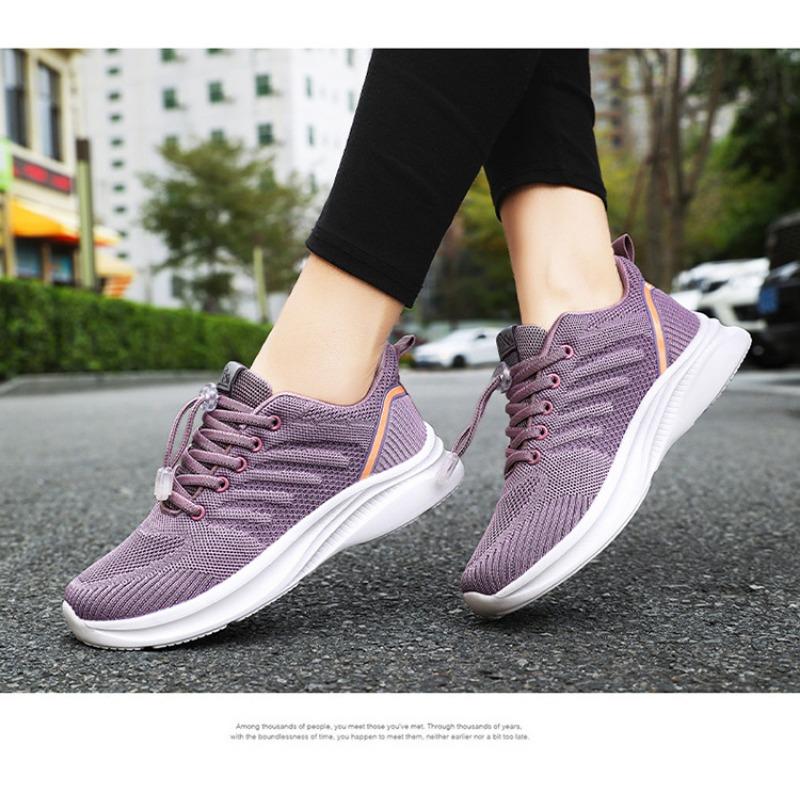 Autumn New Mesh Mom Shoes Women's Sports Shoes Anti Slip Walking Shoes Dad Casual Shoes