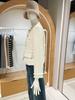 Olive De Olive Fringe Round Tweed Jacket YW6SJ611