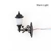Garden Lights Waterproof Outdoor LED Metal Lamppost Train Street Decorations Miniature Toys Hanging Lamps for Pathway