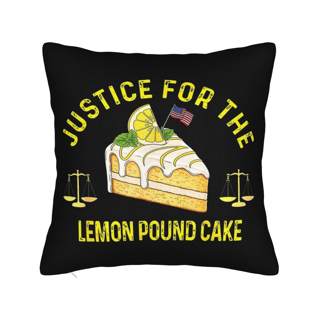 Retro Afroman Lemon Pound Cake Square Pillow Case Polyester Decorative Pillow Awesome Cushion Covers