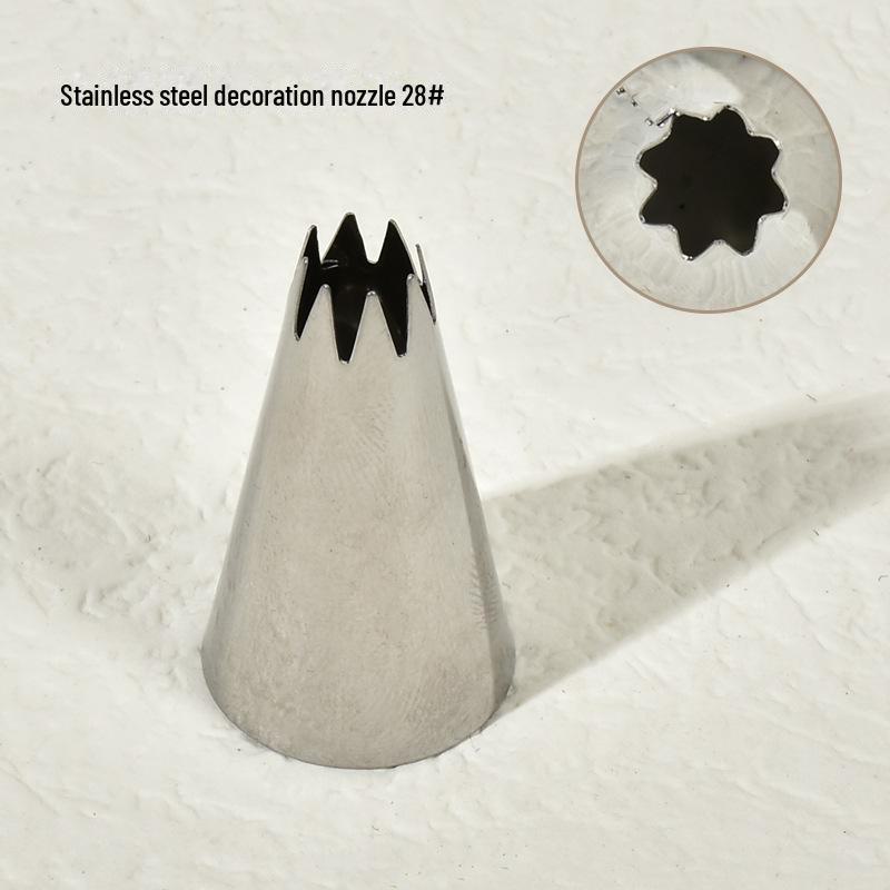 Nerezová sada na zdobení krémovým lepidlem pro DIY pečení a zdobení dortů