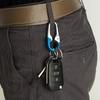 3PCS Stainless Steel Car Key Chain Ring Strong Key Ring Fashion Keychain Buckle  for Men Outdoor