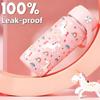 16Oz Kids Water Bottle Cartoon Animal Children'S Cup With Straw Stainless Steel Vacuum Flacks Thermos Bottle Thermal Mug Cups