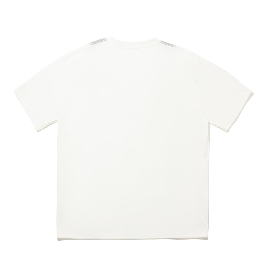 Li Ning T Shirts Men's Ivory Crew Neck AHSW045-1