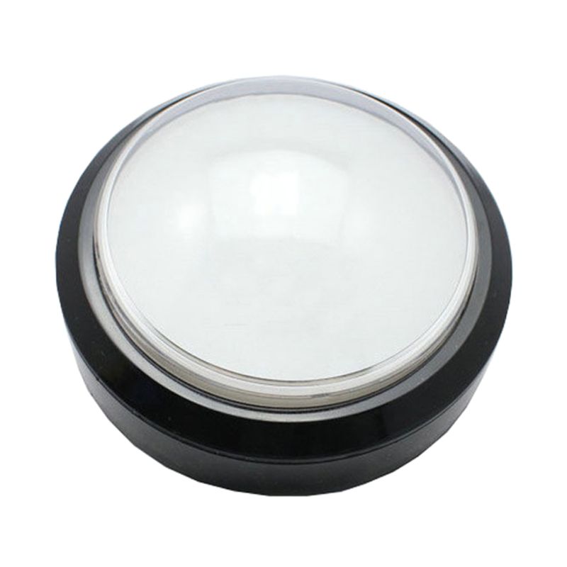 

100mm Big Round Push Button LED Illuminated with Microswitch for DIY Arcade Game Machine Parts DC12V Large Dome Light Switch