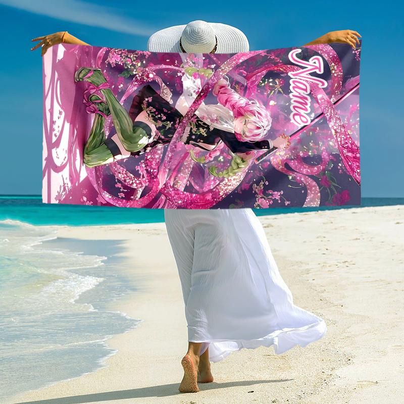 Personalized Kansas City Chiefs Helmet Beach Towel Microfiber Beach Towel Thin Absorbent for Beach Swimming Yoga Bath Sports. 0910363
