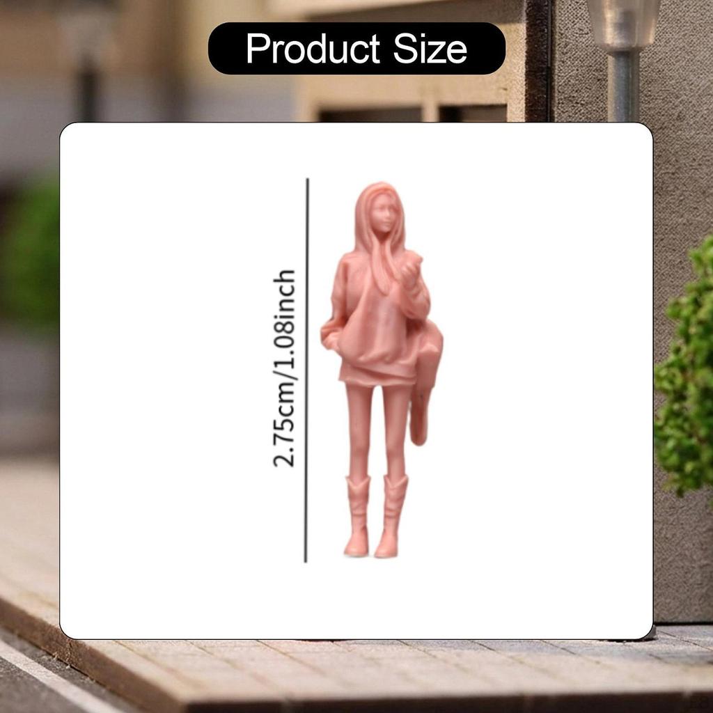 1/64 Miniature Figures Model Action Figure Sand Table Ornament Photography Tiny People Collectibles