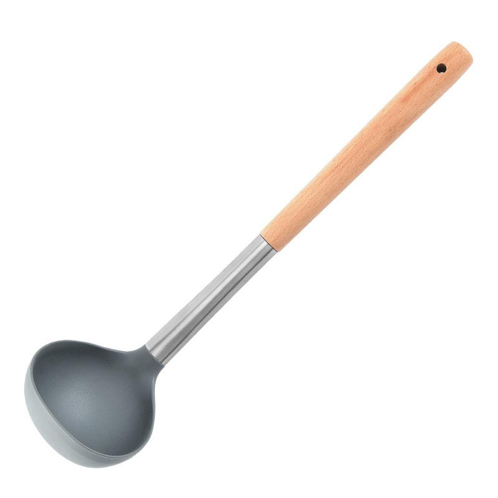 

Silicone Turner Ladle For Nonstick Pan Kitchenware Kitchen Gadget Cooking Tools Spatula Spoon spoon