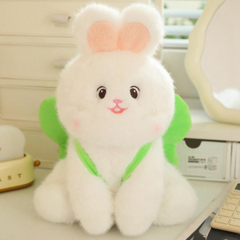 Cute Butterfly Rabbit Bee Pig Doll Plush Toy Doll Children's White Rabbit Rag Doll Birthday Gift