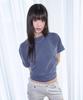 PRENDA Three Star Pigment Short Sleeve Navy