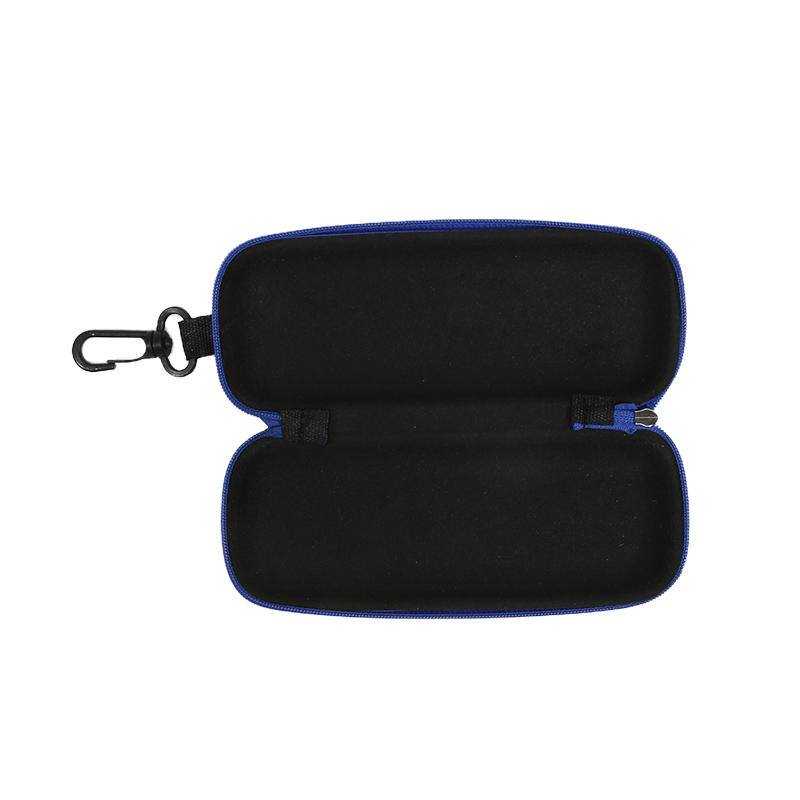 1PC Portable Eyewear Cases Cover Sunglasses Hard Case For Women Men Glasses Box With Lanyard Zipper Eyeglass Cases Protector