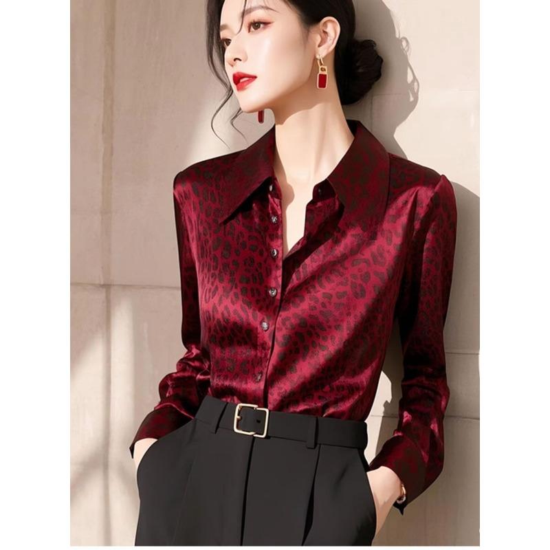 

women s spring shirt tops M червоний