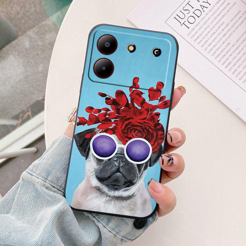 For ZTE Blade A54 4G Phone Case astronaut Silicone Camera Protection Back Cover For ZTE Blade A55 A35 A34 Funda Coque