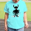 Anime Hollow Knight Kids T-Shirt Funny Cartoon Print Short Sleeve Casual Polyester Tee Boys Girls Summer Fashion Tops Birthday Gift