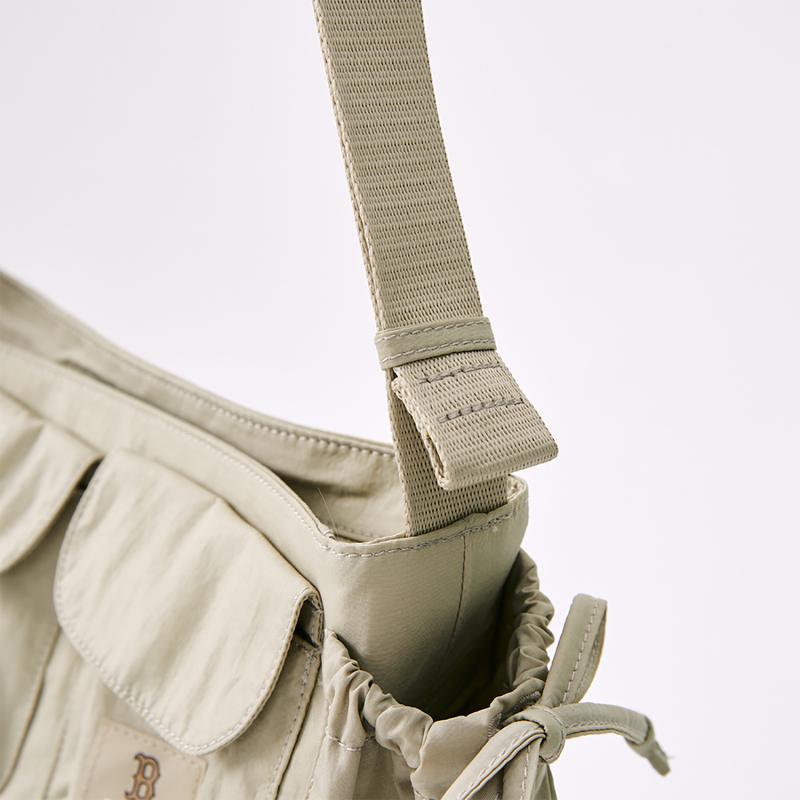 MLB Polyester Shoulder Bag Unisex Light Khaki Casual 3ACRB035N-43SAS