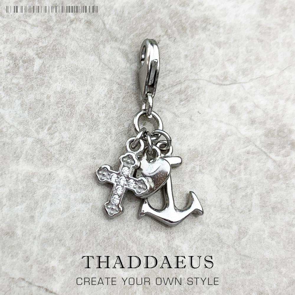925 Silver Faith Hope Love Dangle Charm Pendant Heart Cross Anchor Floating Beads Jewelry Girl Friend Gift