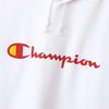 Champion Long Sleeve Script Logo Hooded Sweatshirt Size M Men's C3-W107, White,