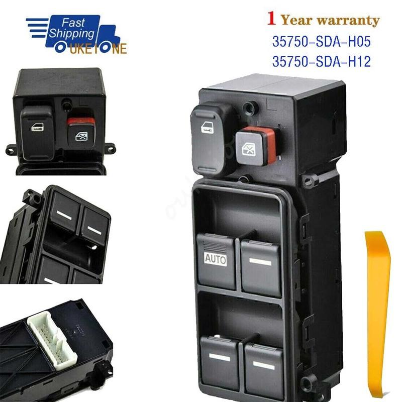 35750-SDA-H05 35750-SDA-H12 For Honda Accord 2003-2007 Front Left Electric Power Lifter Window Switch Button Car Accessories