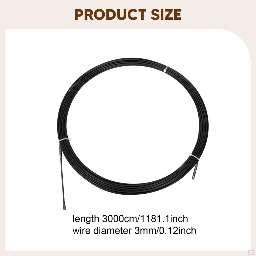 Wire Puller Wall Threading Device,30M Cable Guide,Electrician Threader for