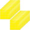 10 Colors Rectangle Labels 1.57" × 0.75" Self-Adhesive Colored Rectangular Color Coding Stickers Waterproof Name Tag for Office Inventory 160 Pieces
