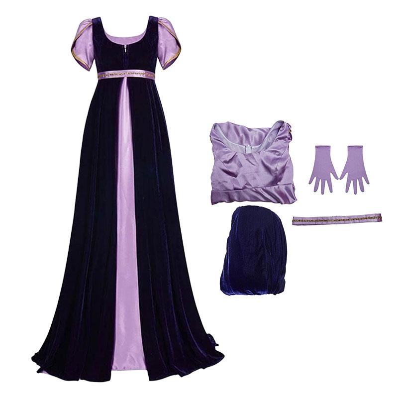 

Бриджертоны Netflix Длинное платье Сценические выступления Элегантная вечеринка Косплей костюм XS