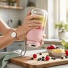 Sharp Stainless Steel Blades Personal Fruit Blender Wireless Design Fresh Juice Maker  On-the-Go