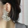 Exaggerated Wing Earrings Shaped Like Leaves Crystal Earrings Wheat Drop Earrings  Gift for Women